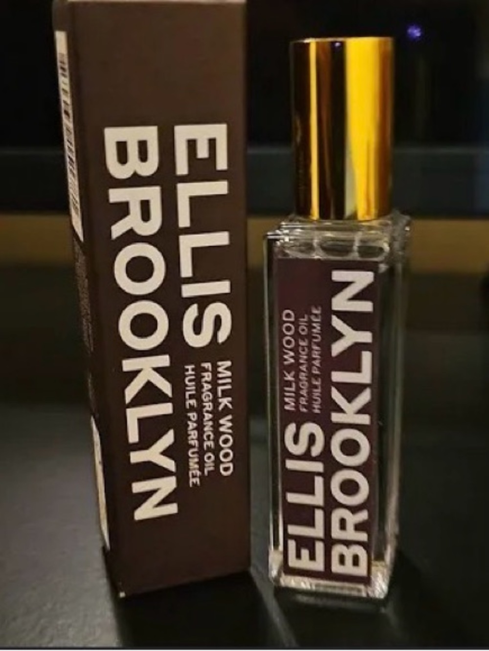 Ellis Brooklyn Milk Wood womans Fragrance Oil — Brown Bottle